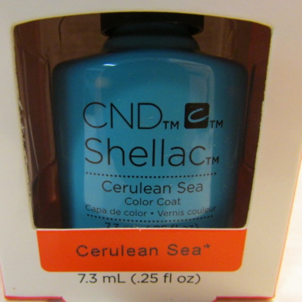 CND Shellac Brand Color Coat “Cerulean Sea” .25 oz